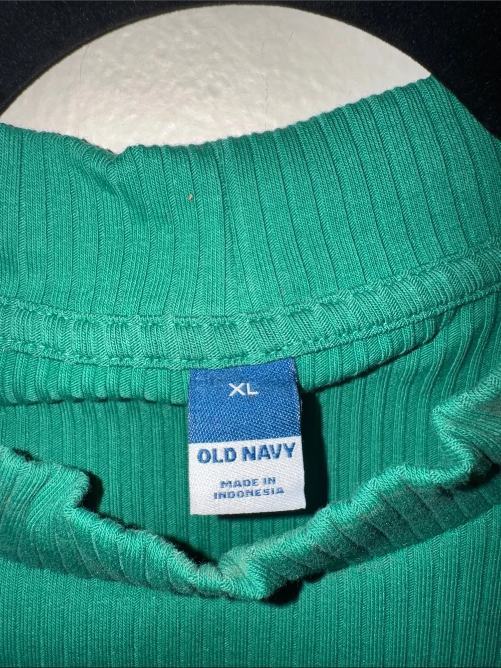 Old Navy Ribbed Tank Top - Green Size XL - Picture 3 of 4
